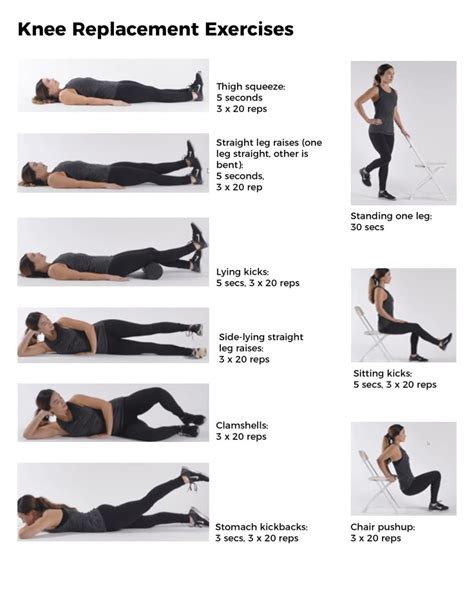 Printable Exercises Before Knee Replacement