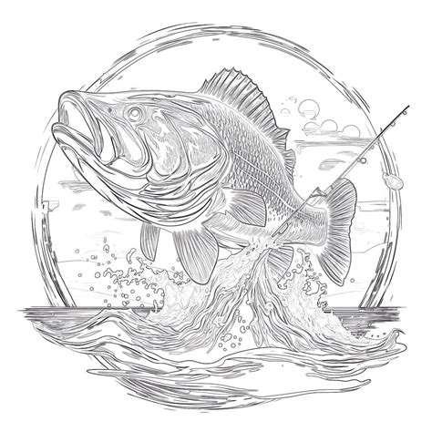 Printable Fishing Coloring Pages