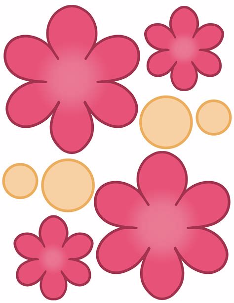 Printable Flower Cut Outs