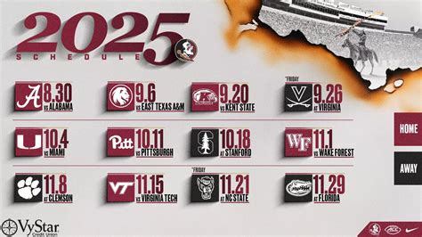 Printable Fsu Football Schedule