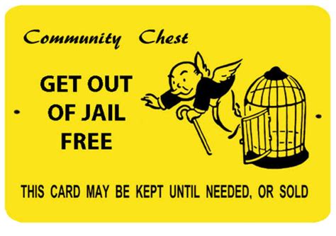 Printable Get Out Of Jail Free Card