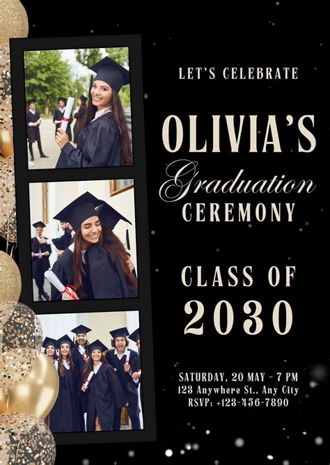Printable Graduation Invitations Templates