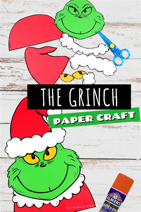 Printable Grinch Craft Template