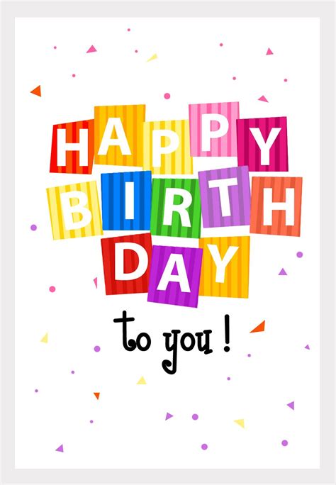 Printable Happy Birthday Free