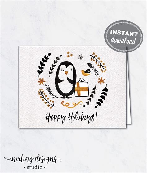 Printable Holiday Cards Online