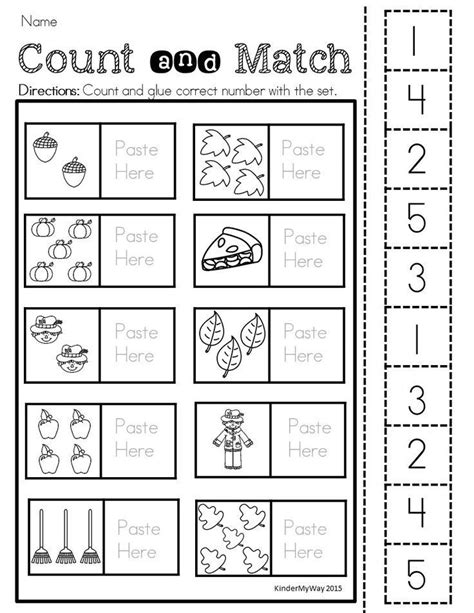 Printable Homework For Pre K