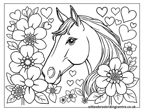 Printable Horse Coloring Pages Free