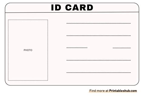 Printable Identity Cards