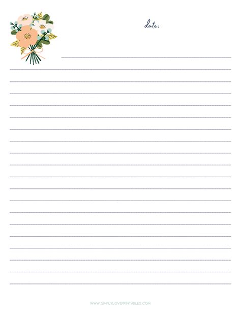 Printable Journal Page