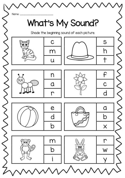 Printable Kindergarten Worksheets Free