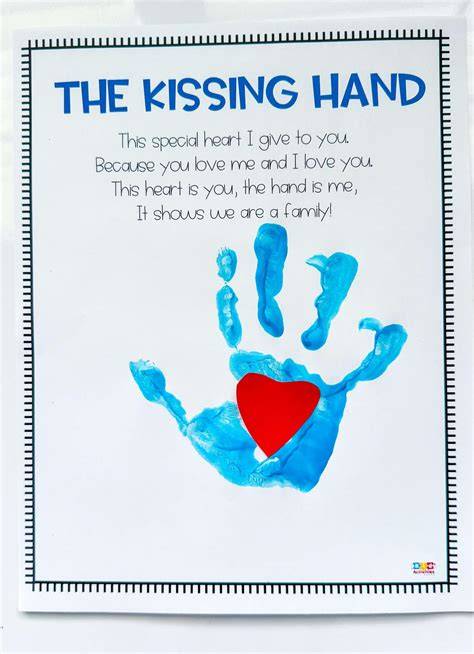 Printable Kissing Hand Poem