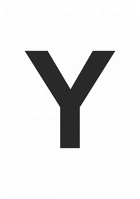 Printable Letter Y