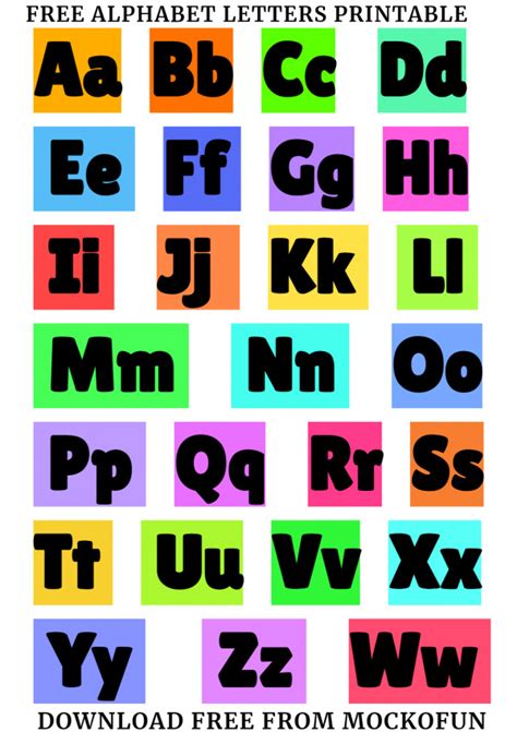 Printable Letters Ofthe Alphabet