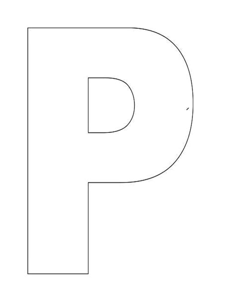 Printable Letters P