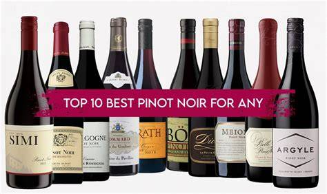 Printable List Top 10 Pinot Noir Less Than 20