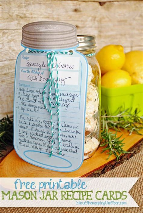 Printable Mason Jar Tags