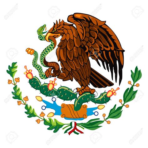 Printable Mexican Flag Eagle