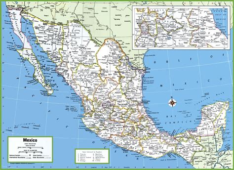 Printable Mexico Map