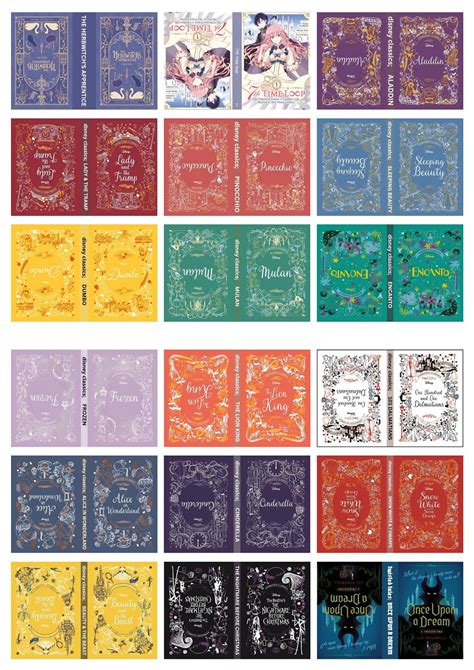 Printable Mini Book Covers