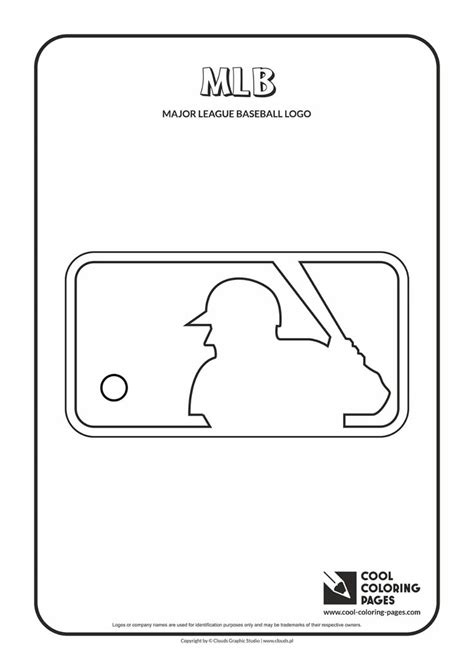 Printable Mlb Logo Coloring Pages