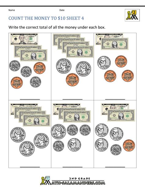 Printable Money Worksheets