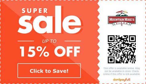 Printable Mountain Mikes Coupons