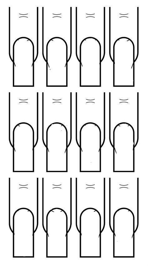 Printable Nail Templates