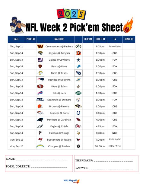 Printable Nfl Pick Em Sheets