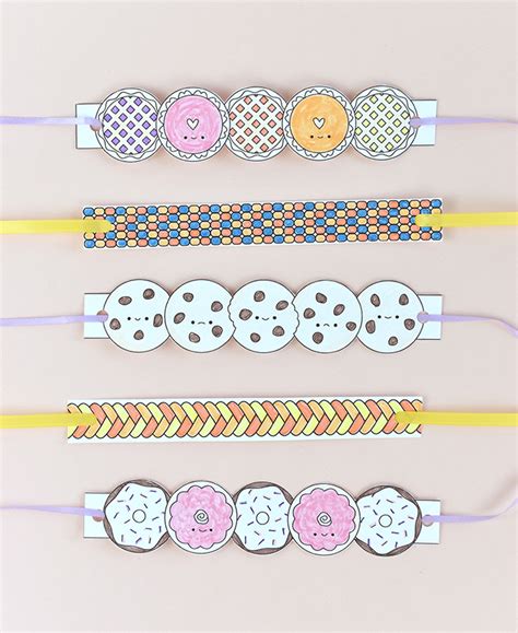 Printable Paper Bracelets