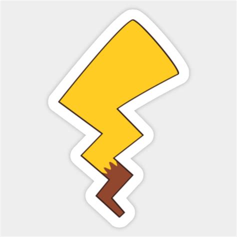 Printable Pikachu Tail