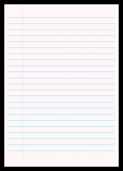 Printable Ruled Paper A4