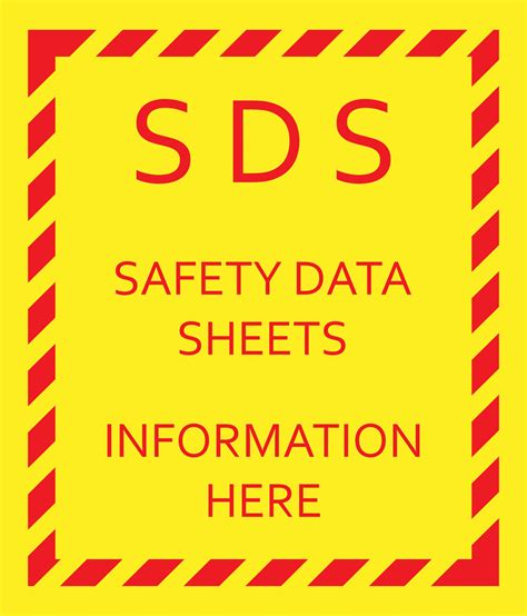 Printable Safety Data Sheet Cover Page