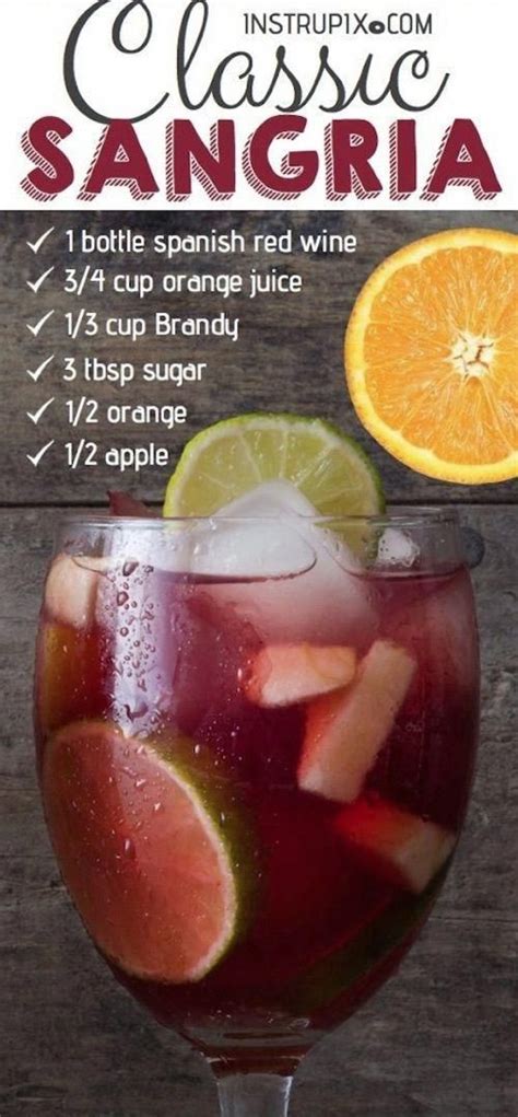Printable Sangria Recipe