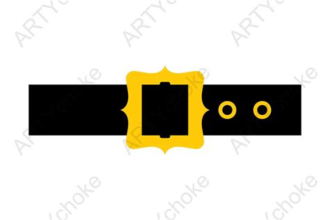 Printable Santa Belt Buckle