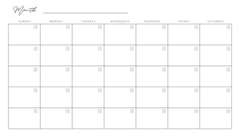 Printable Schedule Calendar