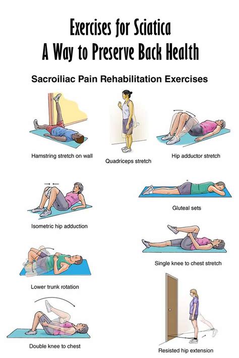 Printable Sciatica Exercises For Seniors