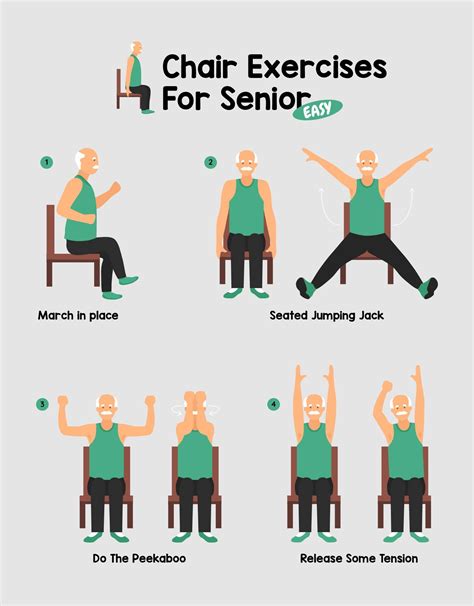 Printable Seated Leg Exercises For Seniors With Pictures
