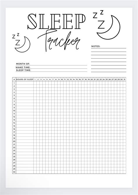 Printable Sleep Journal