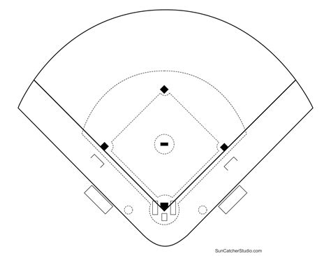 Printable Softball Field