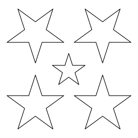 Printable Star Pattern