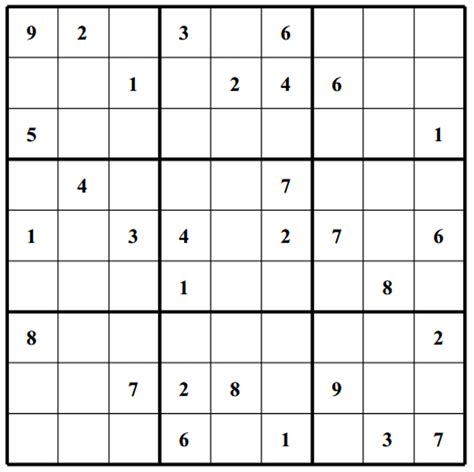 Printable Sudoku Hard