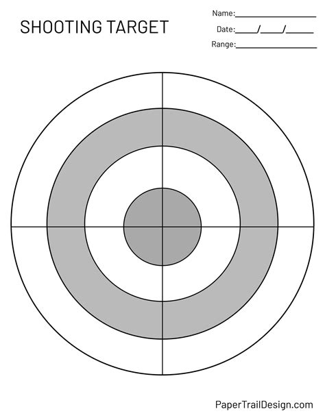 Printable Target For Shooting