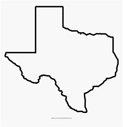 Printable Texas Outline