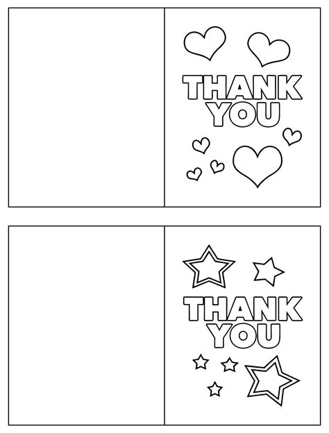 Printable Thank You Card Template