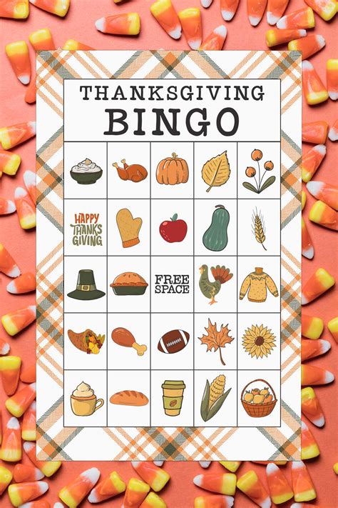 Printable Thanksgiving Bingo