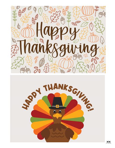 Printable Thanksgiving Cards Free