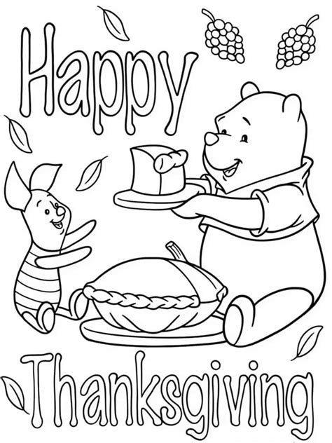 Printable Thanksgiving Coloring Sheets