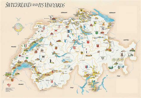 Printable Tourist Map Of Switzerland