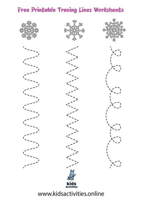 Printable Tracing Lines Worksheets For 4 Year Olds