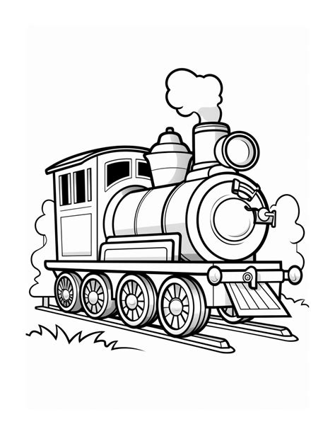 Printable Train Pictures To Color